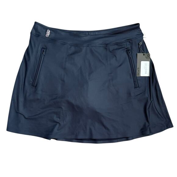 G/FORE Silky Tech A-Line Golf Skort in Twilight Size Large - Picture 3 of 10
